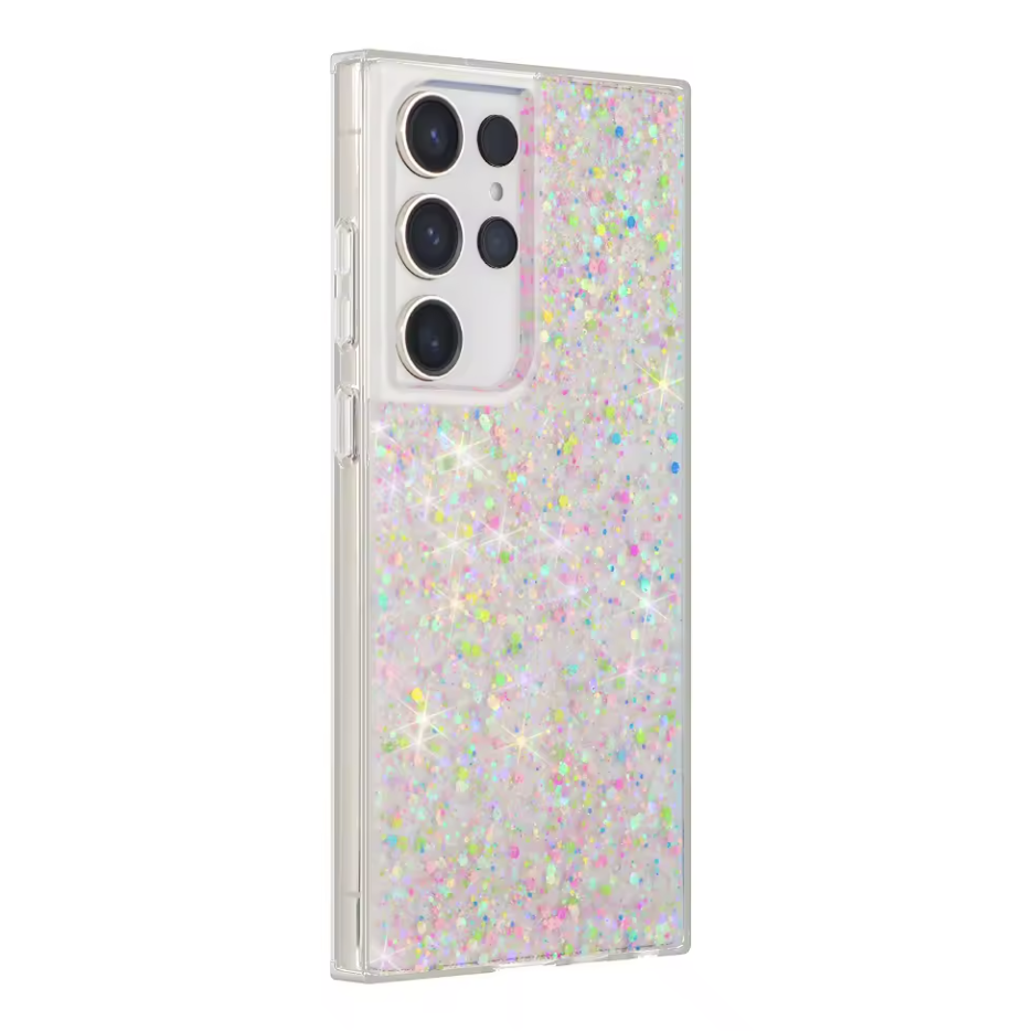 Samsung S23 Ultra Epoxy Glitter Rainbow Case