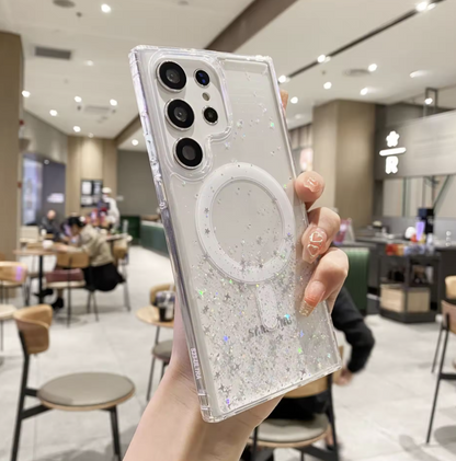 Samsung S23 Ultra Glitter Clear Case
