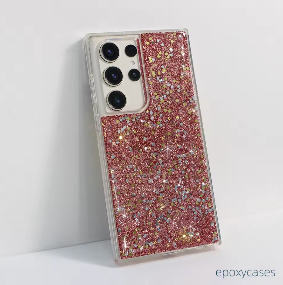 Samsung S23 Ultra Glitter Copper Case