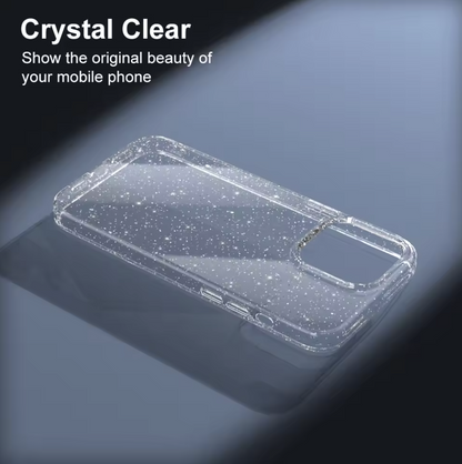 iPhone 13 Clear Glitter Case