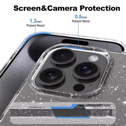 iPhone 13 Clear Glitter Case